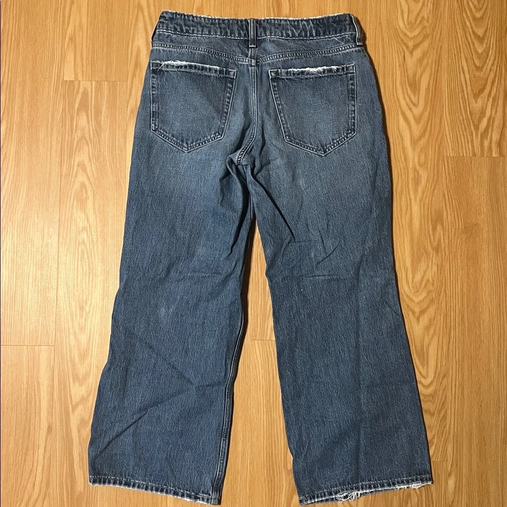 Hollister Distressed Low-Rise Baggy Jeans, size 6s w28 short - Picture 6 of 7